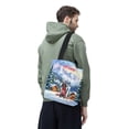 thumbnail image 3 of Hello Welcome Winter The Ski German Shorthaired Pointer Snowy Day All Over Print 3D Canvas Tote Bag GSP Lover Dog Gift Reusable Handbag - 13013, 3 of 5