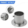thumbnail image 4 of Tube Support Closet Bar Stand Wardrobe Hanging Rail Rod Pole Socket End, 4 of 8
