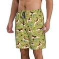 thumbnail image 2 of Naloa Running Beagle Men's Beach Shorts, Surfing shorts, Swim trunks, Quick Dry Swim Trunks for Surfing Beach Fun - XX-Large, 2 of 9