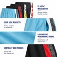thumbnail image 5 of Boys’ Active Shorts – 4 Pack Athletic Performance Gym Shorts (8-18), 5 of 7