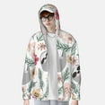 thumbnail image 4 of Gaeub Cute Cartoon Sloth Men's and Women's UPF 50+ Long-Sleeved Sun Protection Clothing, Fishing Shirt Long Sleeve Zip - Medium, 4 of 9