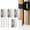 Silver, variant on 1/2 Inch Overlay Cabinet Hinges, Matte Black Self-Closing Semi-Concealed Partial Wrap Face Frame Hinges for Kitchen Cupboard Doors, Bathroom Vanity Hardware, Durable Home Improvement Replacement