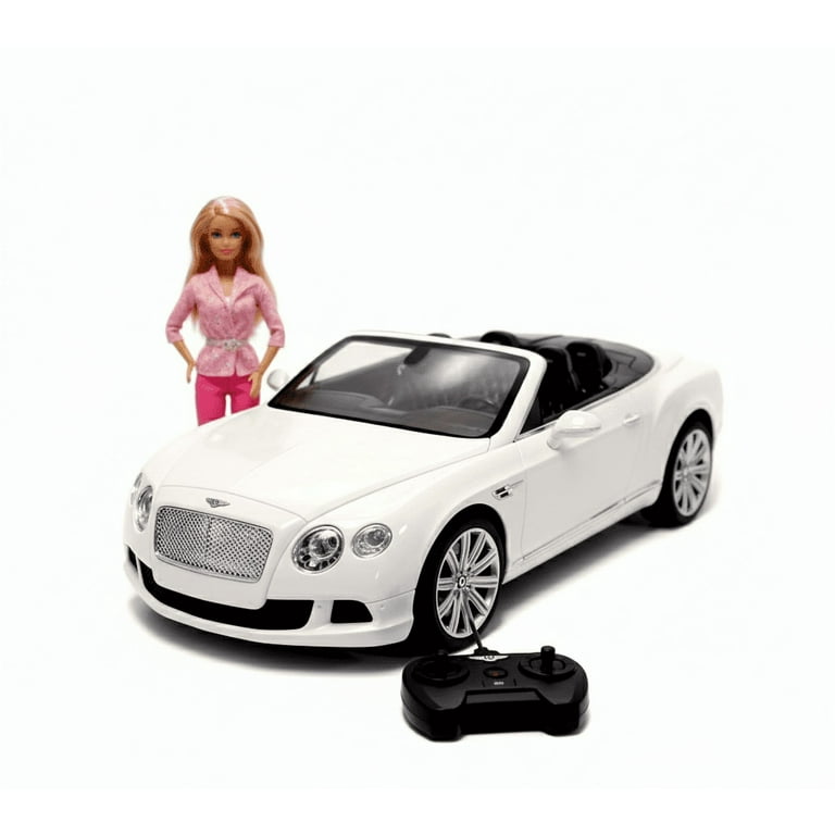 1:12 RC Bentley Continental GT Convertible (White) - Walmart.com