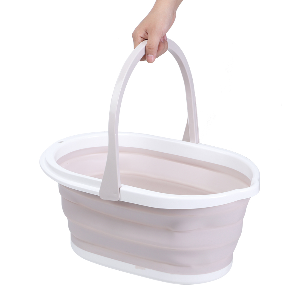 Foldable Mop Bucket Plastic Water Bucket with Handle Collapsible Bucket