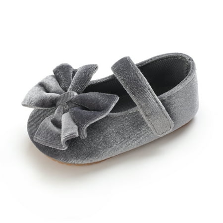 

Binpure Spring Autumn Toddlers Princess Shoes Bow Decoration Non-slip Shoes