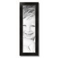thumbnail image 2 of ArtToFrames 7" x 25" Honors Black with Silver Picture Frame, 7x25 inch Black Wood Poster Frame (WOM-5157),  Pack, 2 of 7