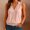A1/Pink, variant on Linen Tops for Women Summer Womens Vests Top Button Down Sleeveless Shirts Henley Neck Tunic Blouse Pockets Business Casual Waistcoat Jacket Fashion 2026 Black Xl