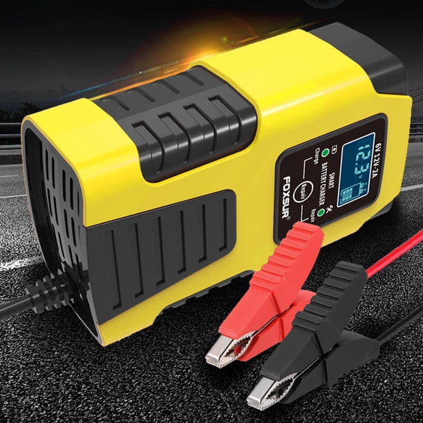 Cargadores de batería automáticos para motocicletas y automóviles inteligentes de 3 Ndcxsfigh etapas 6V 12V 2A (UE)