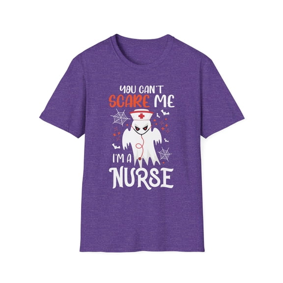 You Can't Scare me I'm a Nurse Ghost Halloween T-Shirt