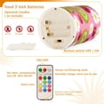 thumbnail image 5 of Yayeee Flameless Candles with Remote Flickering Battery Operated Multi Color Changing, Floral Raspberries, 5 of 7