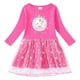 thumbnail image 3 of Hello Kitty lindo estampado de dibujos animados niños algodón moda plisada princesa vestido estrella Luna hilo neto manga larga casual niñas falda, 3 of 5
