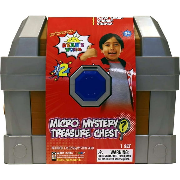Bonkers Toys Ryan's World Series 2 Micro Mystery Treasure Chest, Novelty & Gag Toys
