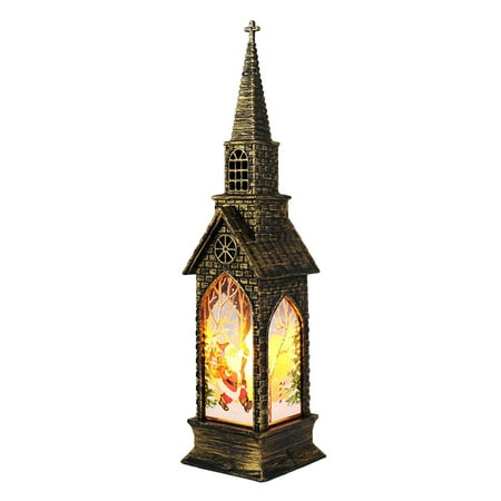 

QUSENLON Christmas Lantern Christmas Decoration for Home Tabletop Led Luminous Small for Creative Painting Night Light Lanterns Variety of Styles Crafts