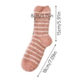 thumbnail image 2 of 5 Packs Fuzzy Socks for Women, Soft Warm Fluffy Coral Socks,One Size, 2 of 3