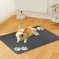 thumbnail image 4 of Pet Feeding Mat Absorbent Quick Dry Dog Cat Mat for Food Water Bowl Dispenser Placemat for Messy Drinkers, 4 of 9