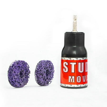 

Stud Rust Removal Tool Fits 1/2 inch Impact Wrenches and Electric Drill Rust Removal Aid Metal Parts