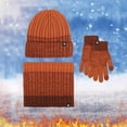 thumbnail image 2 of SUSUSU Cold Weather Knit Set, Warmer Scarf Touchscreen Gloves, Unisex Winter Hat, 2 of 3