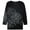 Black - blkgunmtl, variant on Alfani Womens Abstract-Print Pullover Sweater, Black, X-Small
