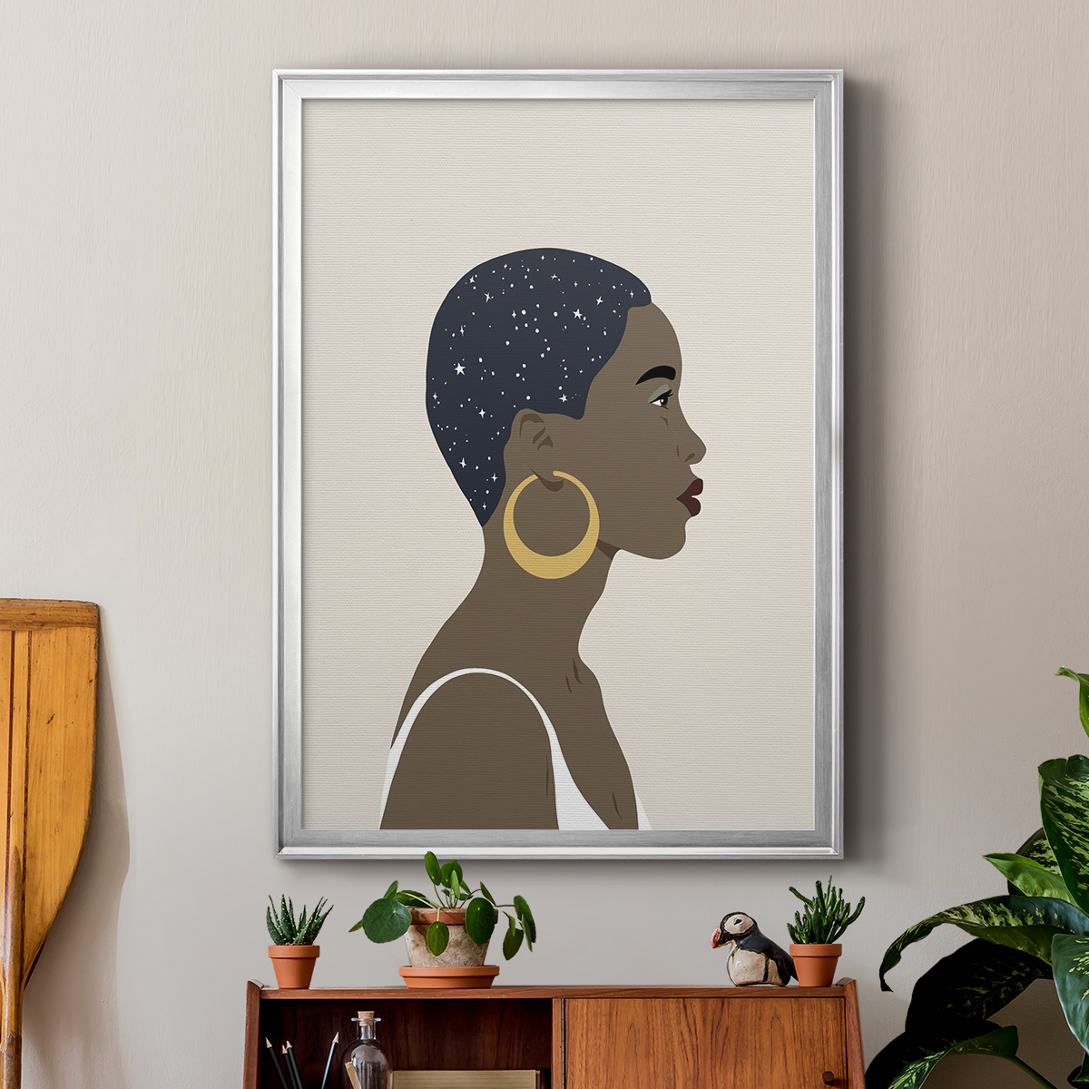 Heavenly Hair IV Premium Framed Print - Ready to Hang