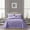 Purple Lavender, variant on HZ & HY Oversized King Bedspread, Ultrasonic Coverlet Bedding Set, Lightweight Thin Comforter, Reversible, 5 Piece, 100% Microfiber, Purple Lavender