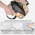 thumbnail image 5 of Hirioo Hamburger Pizza Coke for Crossbody Lunch Box for Women Men with Adjustable Shoulder Strap for School, Work and Travel, 5 of 9