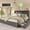 Grey, variant on Amadwell Queen Size Bed Frame with Charging Station, Mueenetal Platform Bedframe with 2-Tier Storage Headboard, 4 Storage Drawers, Noise-Free/Metal Support/No Box Spring Needed, Grey