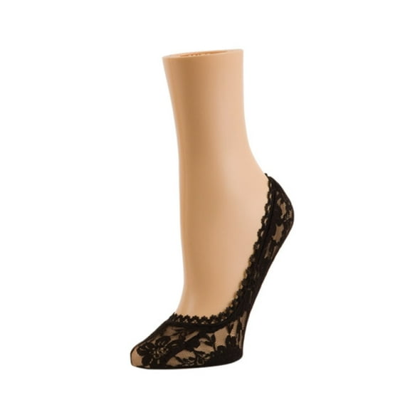 MeMoi Women's Ballerina Cut Daisy Foot Liner - Womens - Female (One Size, Nude)