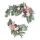 thumbnail image 2 of Guirnalda rústica de flores artificiales, telón de fondo floral para decoración de mesa de ceremonia Rosa Púrpura Púrpura Beige, 2 of 9