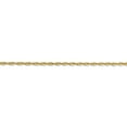 thumbnail image 3 of 14K Yellow Gold necklace Rope chain Diamond-cut 30 in 1.8 mm, 3 of 5