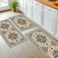 thumbnail image 4 of Soulgenix Kitchen Rug Set, 3 Pcs Kitchen Rug with Non Slip Backing for Floor and Hallway Laundry, Kitchen Mats for 20''x32''+20''x47''+20''x59'', 4 of 10