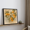 thumbnail image 2 of Framed Canvas Print Botanical Wall Art Vintage Fruit Decorative for Kitchen - 24"x24" BLACK, 2 of 8
