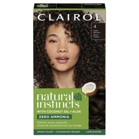 Clairol Natural Instincts Demi-Permanent Hair Color, Vegan Hair Dye, Made with coconut oil and aloe vera