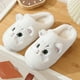 thumbnail image 5 of Algodón otoño e invierno para hombres y mujeres pantuflas felpa para el con gatitos dibujos animados para hombres y mujeres (TW-1 blanco 42-43) (adecuadas para pies 41-42), 5 of 7