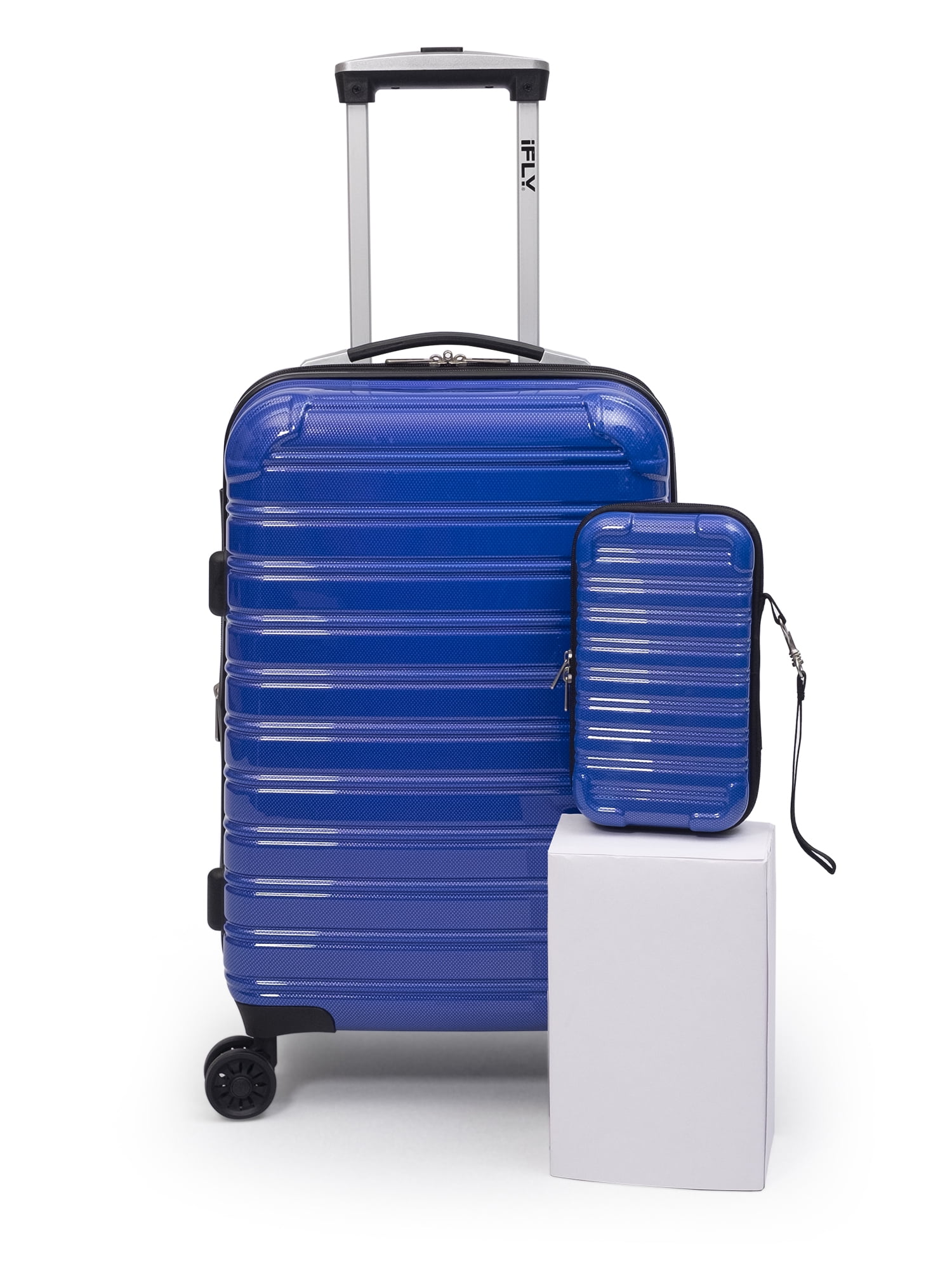 iFLY Online Exclusive Hard Sided Luggage Fibertech 20" & Travel Case