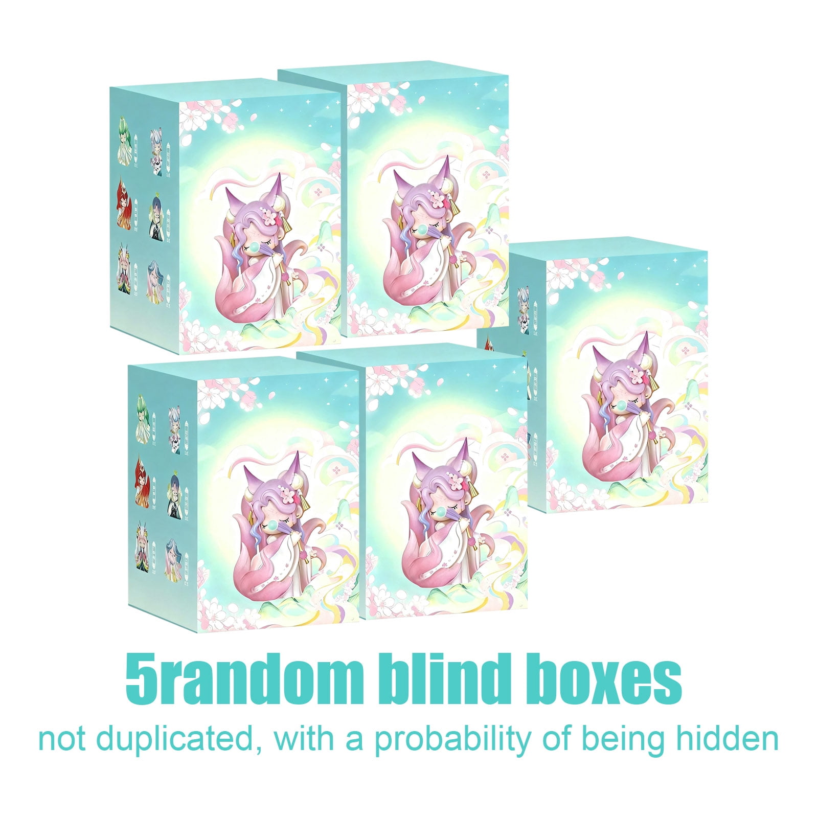 Mystery Blind Box With Random Nanci Dongfang Lingrui Series 3D Collectible Figure, Swap Trade Display Your Favorite Limited-Edition Designs, Perfect Gift For Trendsetters And