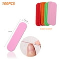 thumbnail image 2 of Mini limas de uñas a granel, 100 piezas desechables de doble cara, tamaño de viaje, 2 of 5