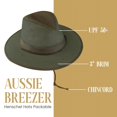 thumbnail image 2 of Sombrero Henschel para hombre, aplastable, de malla australiana, UPF 50, color oliva S, 2 of 8