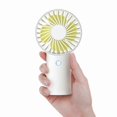 thumbnail image 1 of Mini Portable USB Rechargeable Fan, 4000mAh Battery, 3 Speeds, Quiet Personal Handheld Fan for Outdoor, Office, Home Use, 1 of 5