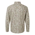 thumbnail image 2 of HUK H1200720 Men's Airweight KC Printed Quarter-Zip Pullover-Sand-XL, 2 of 3