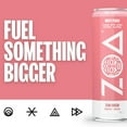 thumbnail image 2 of Zoa White Peach Zero Sugar Energy Drink Soda, 12 fl oz Aluminum Can, 2 of 6