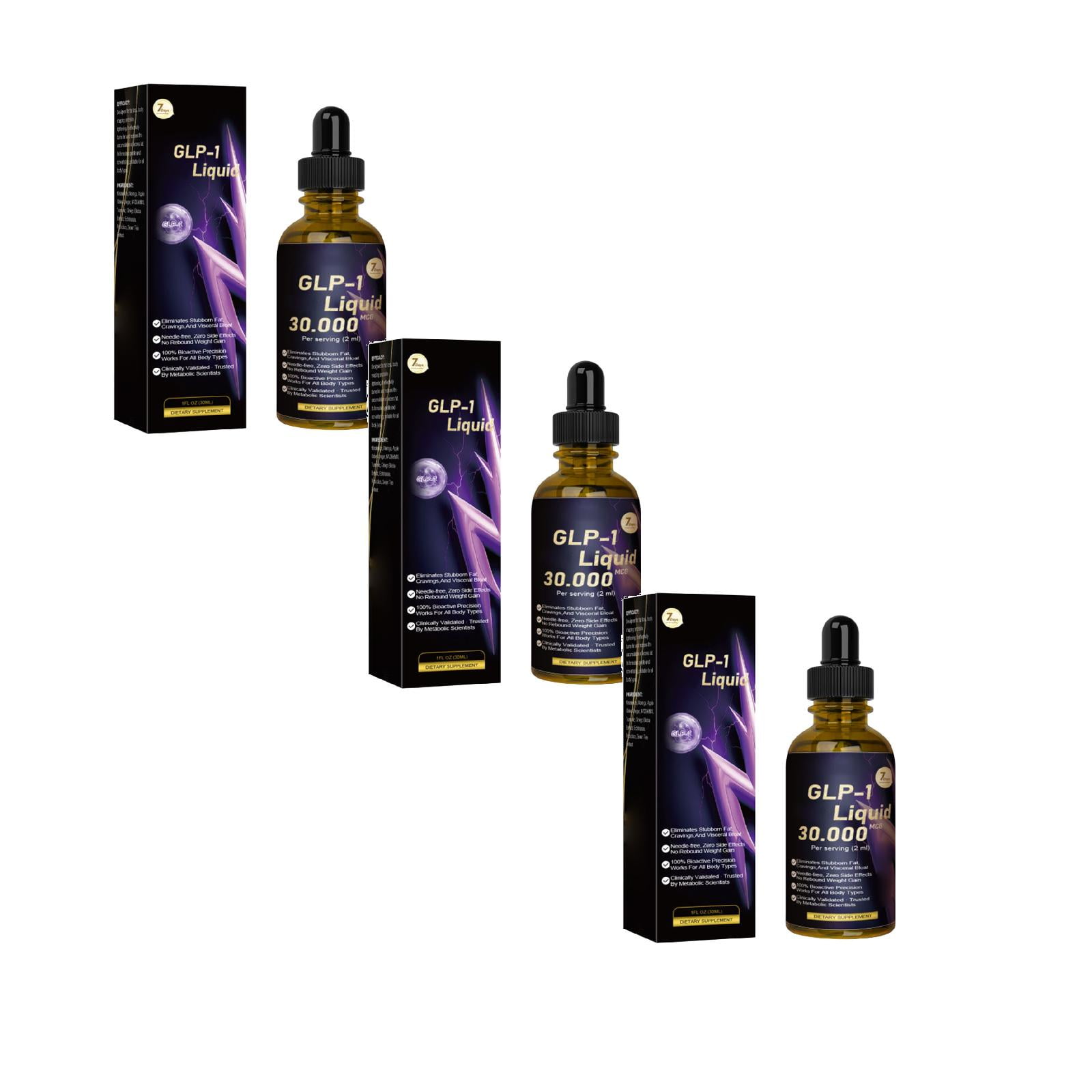 GLP-1 Drops, Advanced Shaping Body Care GLP-1 Drops, Moisturizing, soothing and Cleansing the Body (1/2/3/4/5/6 Bottle) 30ml