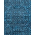 thumbnail image 1 of Ahgly Company Indoor Rectangle Abstract Bright Navy Blue Abstract Area Rugs, 6' x 9', 1 of 6