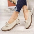 thumbnail image 2 of Sngxgn Women’s Flats Shoes Ballet Flats Dressy Comfortable(Beige,41), 2 of 5