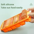 thumbnail image 3 of Tnobhg Silicone Soup Freezer Tray with Flexible Lid BPA-Free Leak-proof Versatile Freezing Molds for Soups Sauces And Complementary Food, 3 of 8