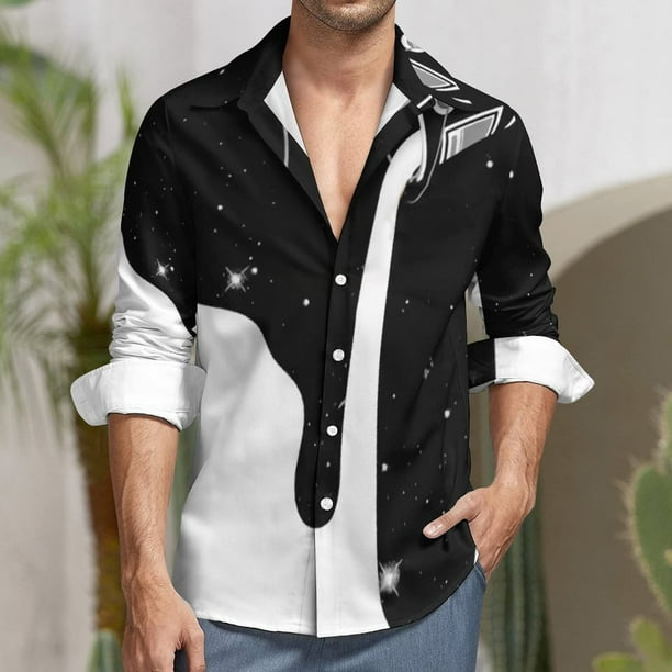 Camisa sin botones hombre hotsell