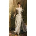 thumbnail image 2 of Sargent, John Singer 14x24 Black Modern Framed Museum Art Print Titled - Portrait of Lisa Colt Curtis, 2 of 4