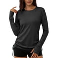 thumbnail image 5 of hotojiny Rash Guard for Women UPF 50+ UV Sun Protection Swim Shirt Beach Surfing Long Sleeve Shirts for Women with Thumb Hole, 5 of 6