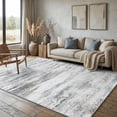 thumbnail image 3 of Buganda 5x7 Area Rugs for Living Room Bedroom, Modern Abstract Rugs, Washable Non-Slip Decor Carpet, Grey, 3 of 8