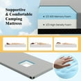 thumbnail image 6 of Goplus Memory Foam Camping Mattress with Anti-slip Bottom Travel Bag for Outdoor Sleeping Gray, 6 of 10