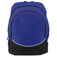 thumbnail image 1 of Large Tri-Color Backpack Os Purple/Black/White, 1 of 4